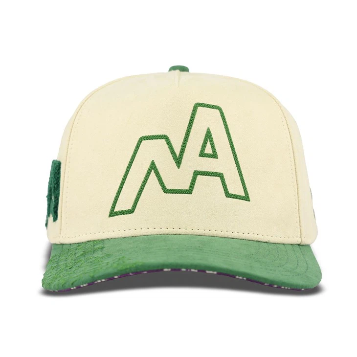 Green Towel Embroidery Baseball Cap
