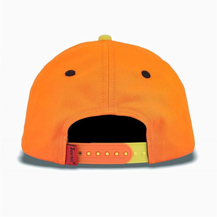 Orange Lace Pattern Moon Baseball Cap
