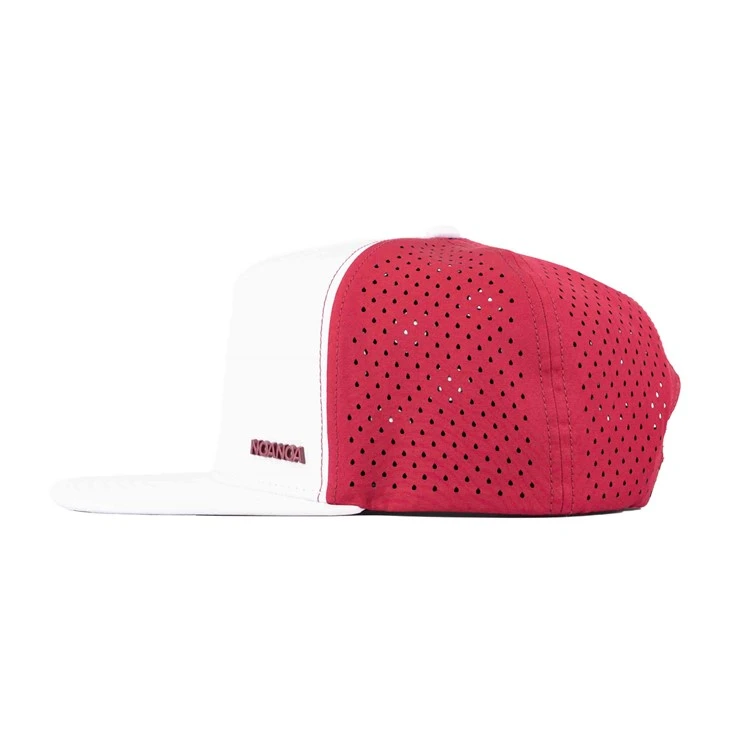 TCAP Custom Flat Brim Metal Patch Cap Golf Snapback Waterproof Hat