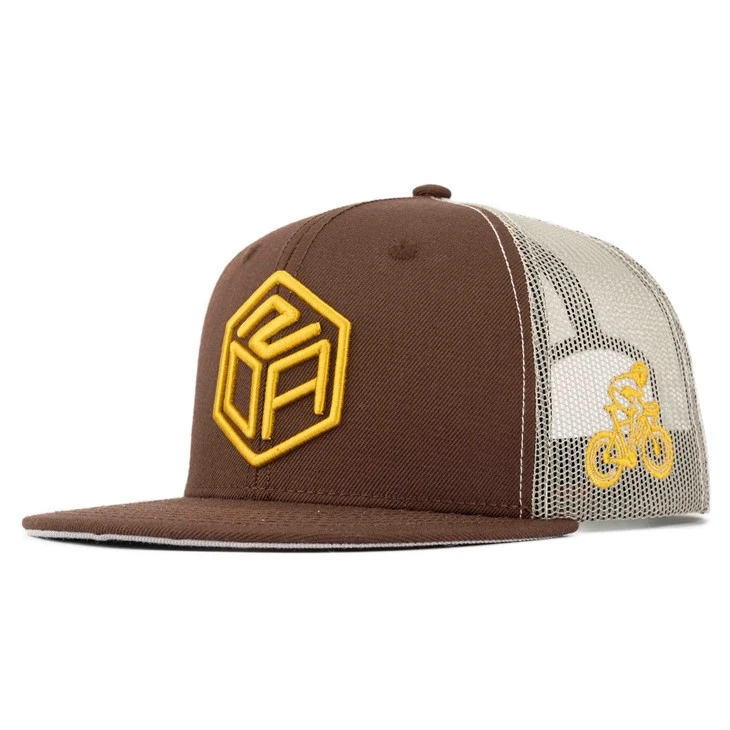 TCAP Custom Mesh 3D Embroidery Men Caps And Hats 6panel Trucker Beach Hat